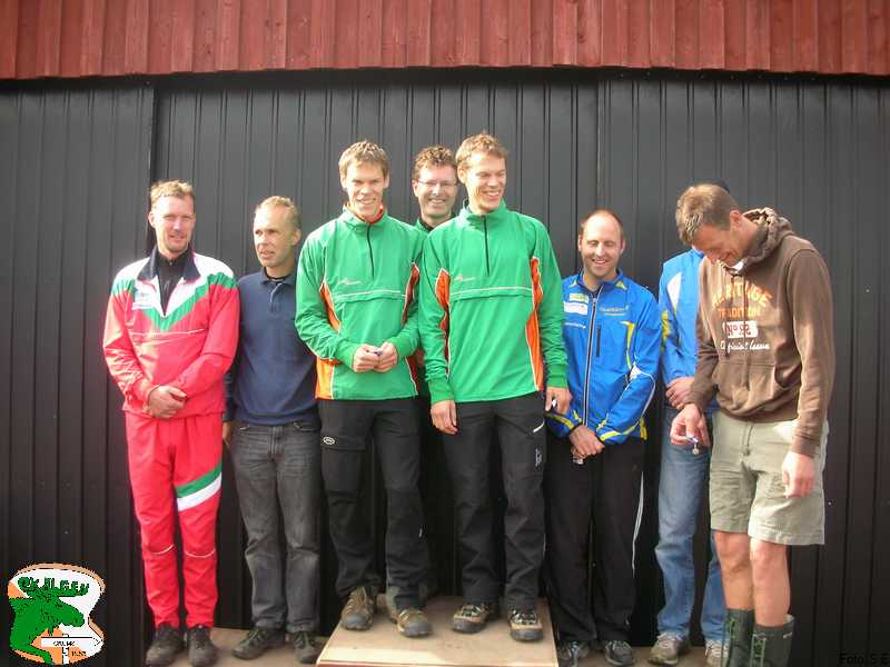 Seger i H40 str 1 Mats L, 2 Fredrik N, 3 Johan N