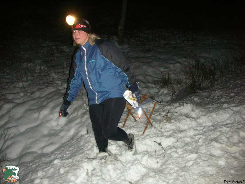 Ann Hyvönen har just gått i mål.