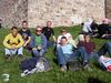 Jukolalaget 2008 samlat i åboparken efter årets insats.